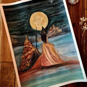 Illustration originale « L’Étincelante »