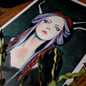 Illustration originale « L&rsquo;Émancipée »