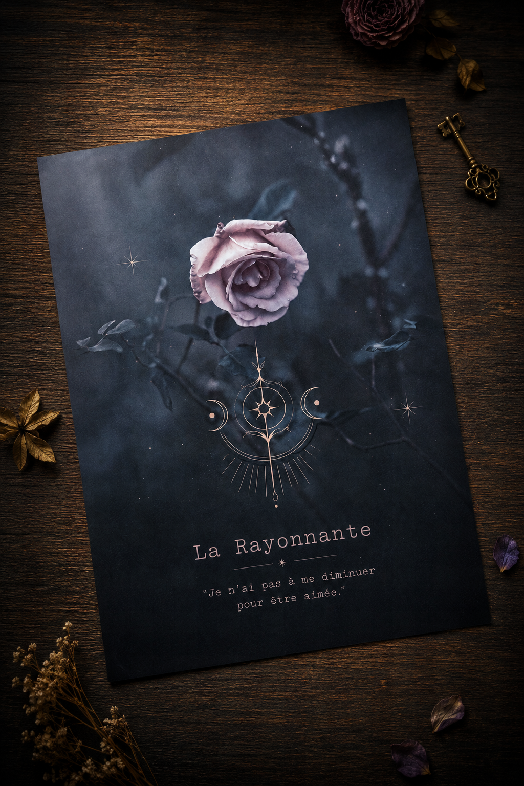 tirage d’art la rayonnante symbole de confiance en soi et estime personnelle