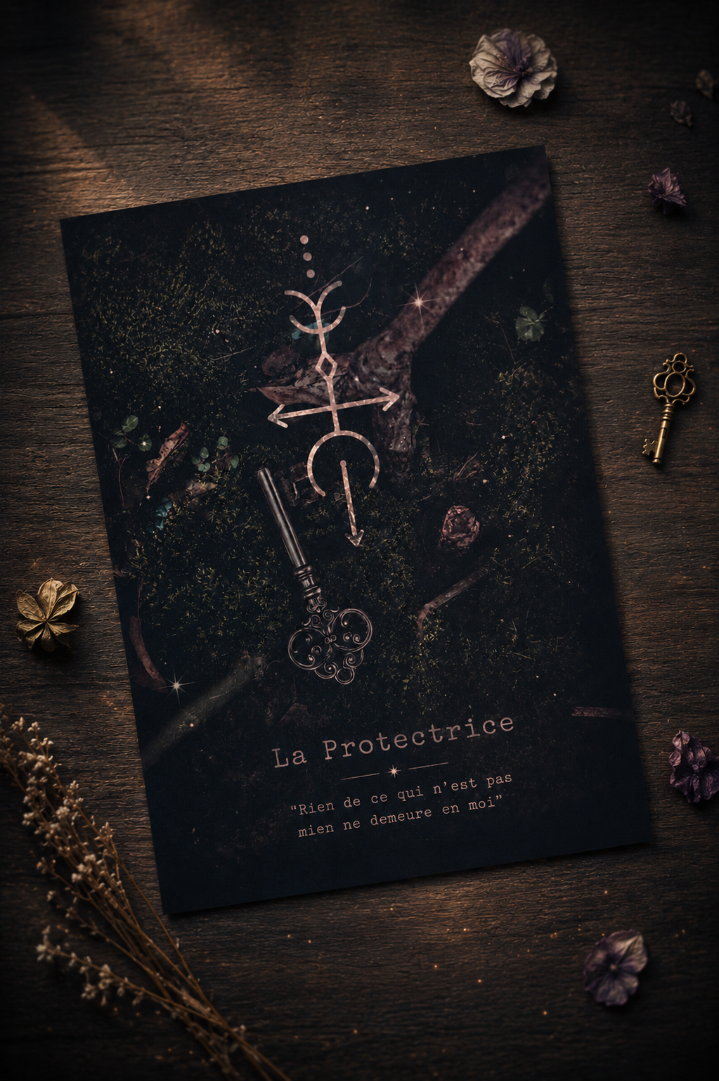 tirage d’art la protectrice symbole de protection ancrage et espace intérieur