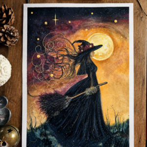 Illustration originale « Le Sentier des étoiles »